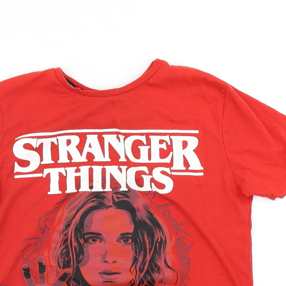 Primark Womens Red   Basic T-Shirt Size XS