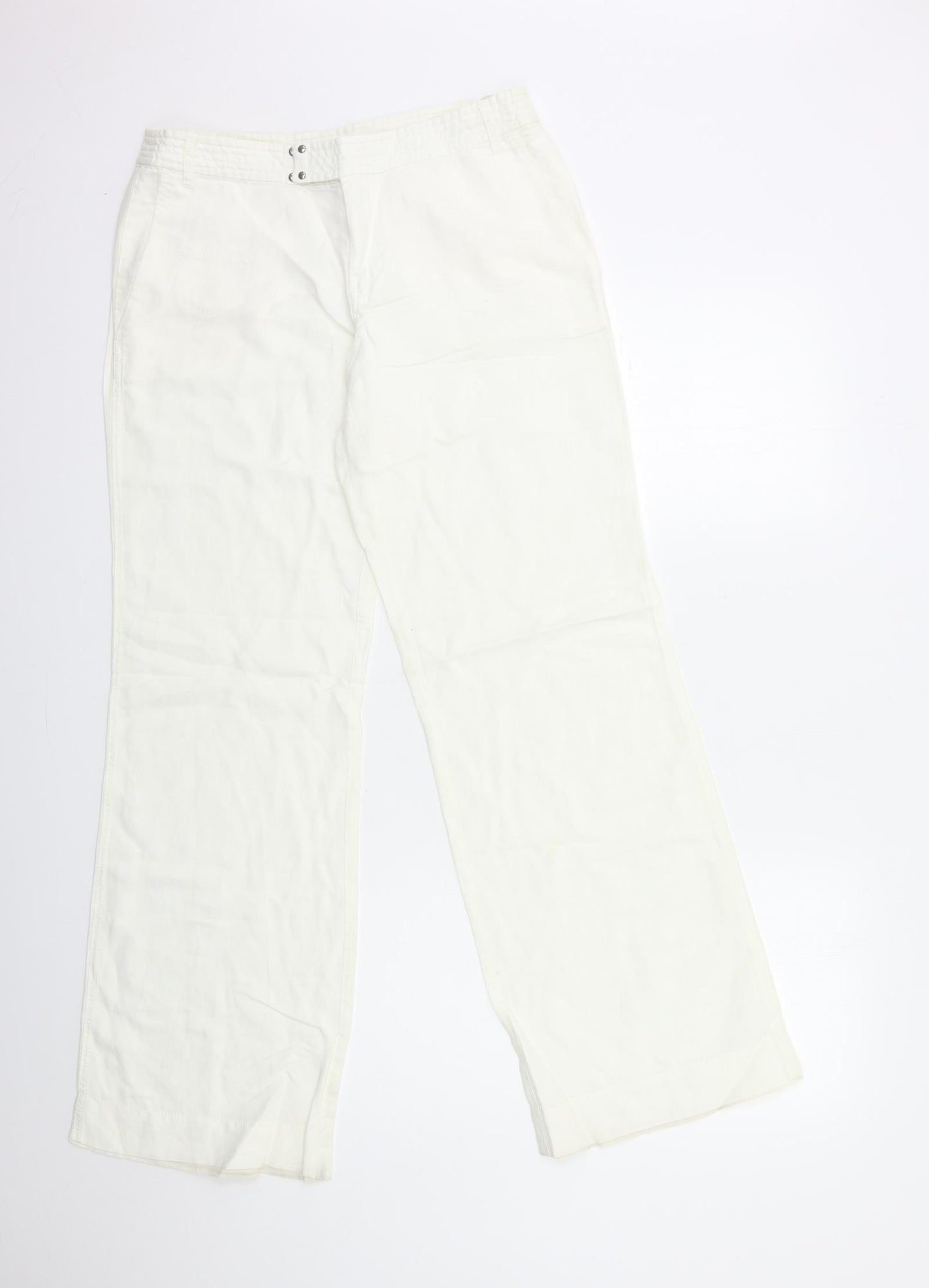 Mexx Womens White   Trousers  Size 12 L32 in