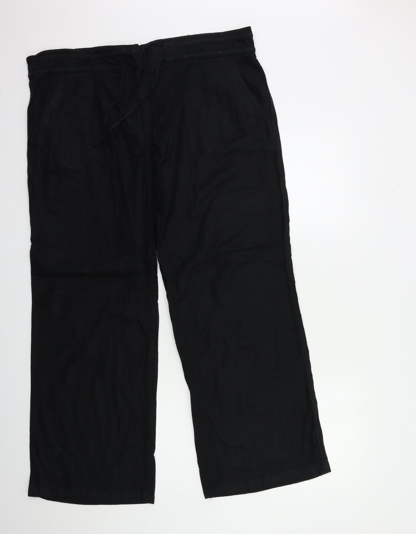 NEXT Womens Black   Trousers  Size 18 L30 in