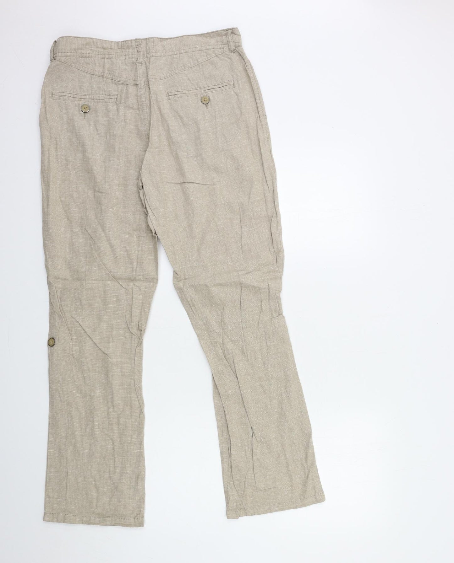 RJR.John Rocha Womens Beige   Trousers  Size 32 in L30 in