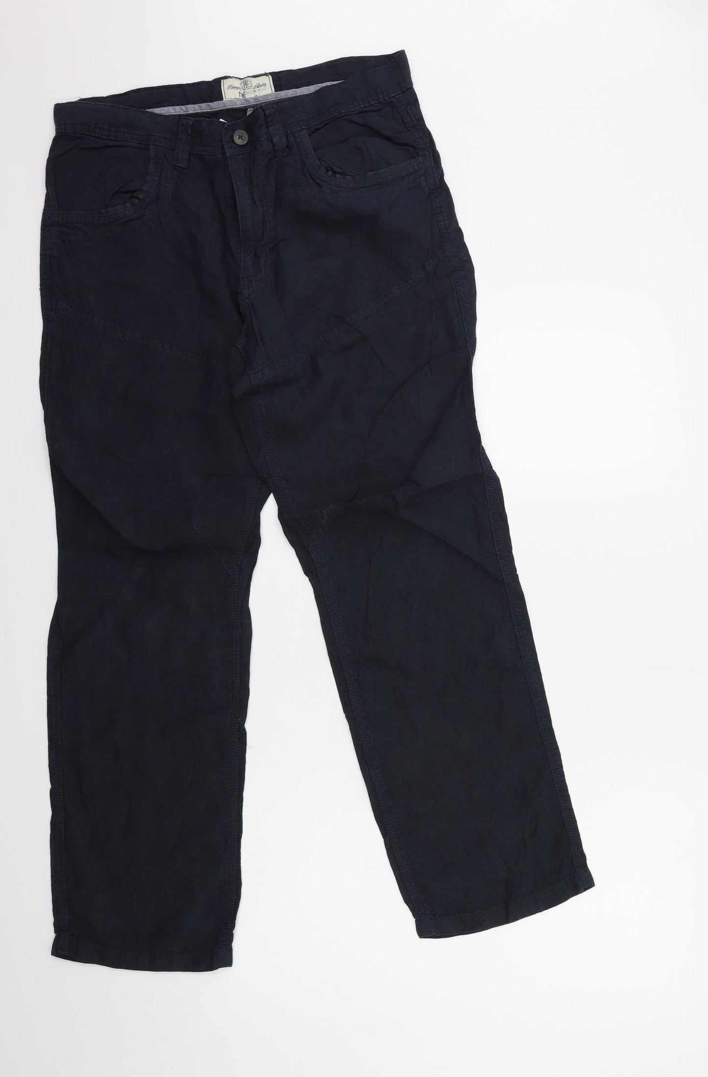 NEXT Mens Black   Trousers  Size 32 in L29 in