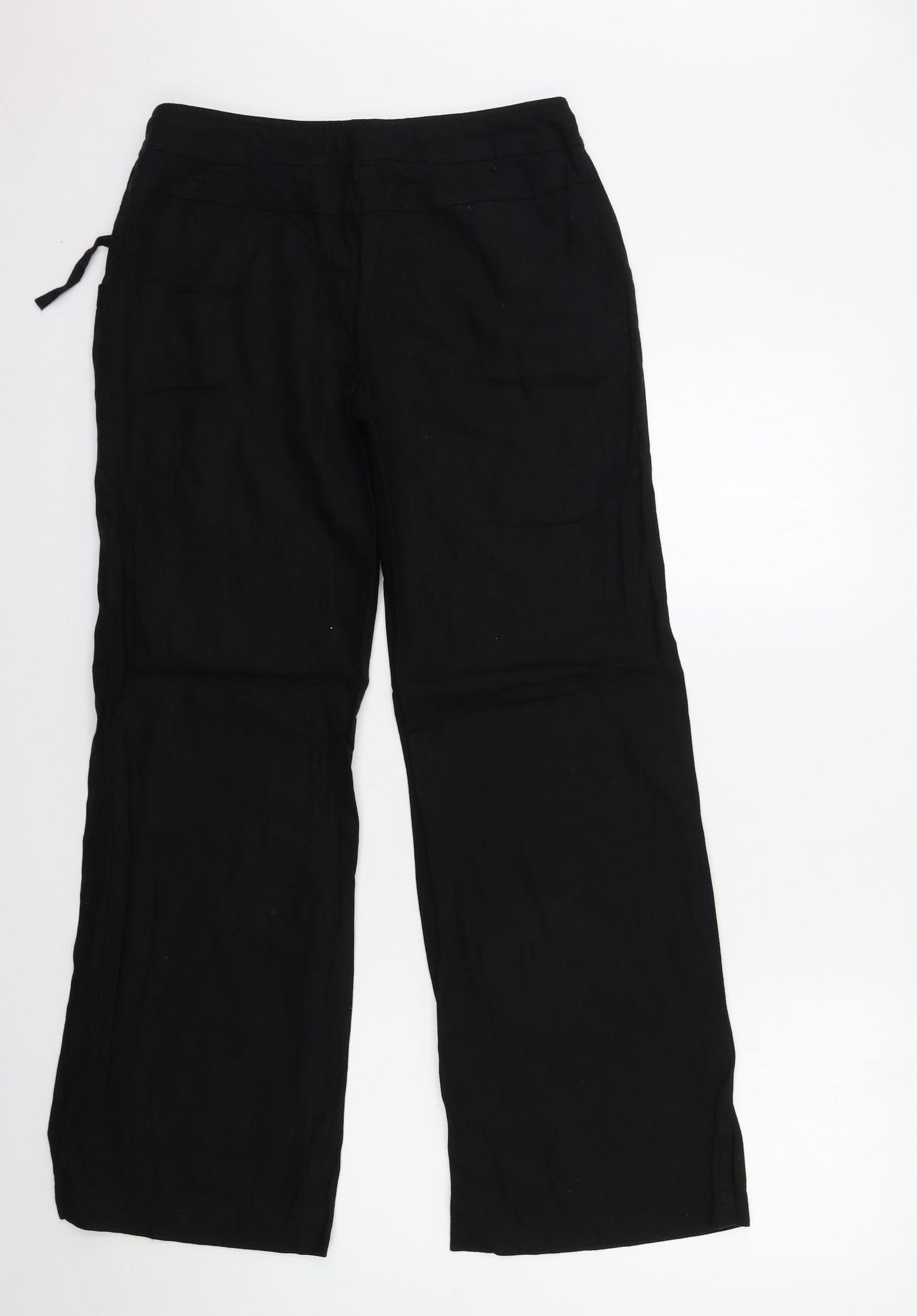 Papaya Womens Black   Trousers  Size 8 L29 in