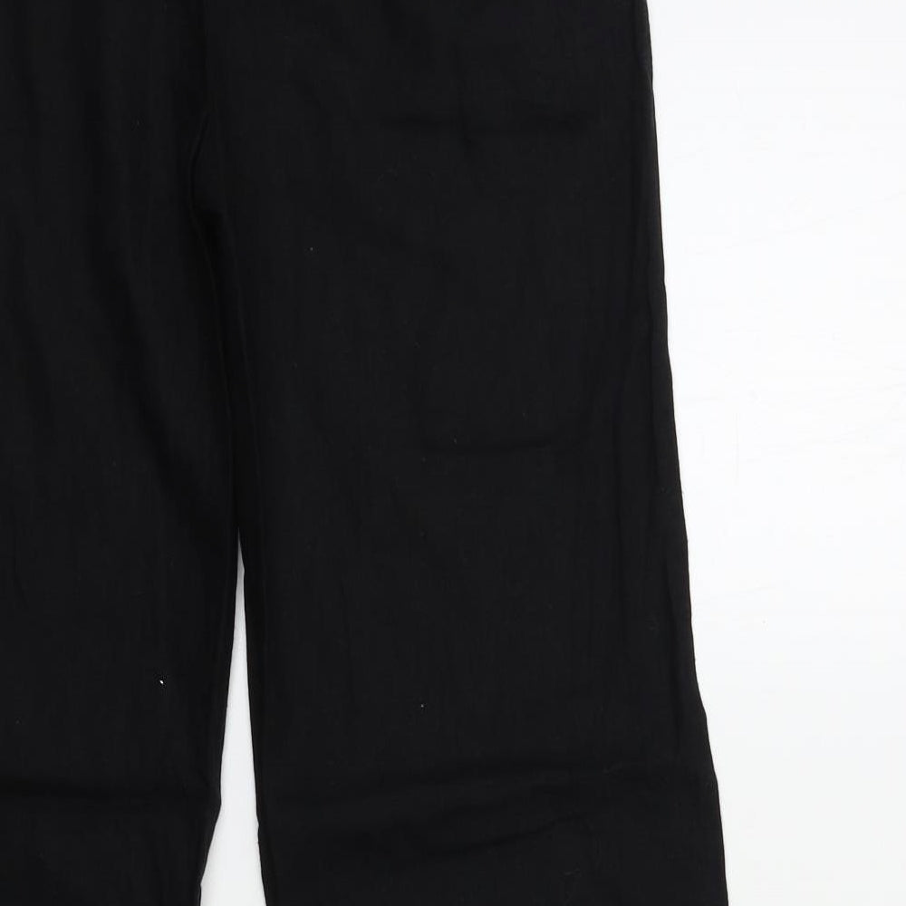 Papaya Womens Black   Trousers  Size 8 L29 in