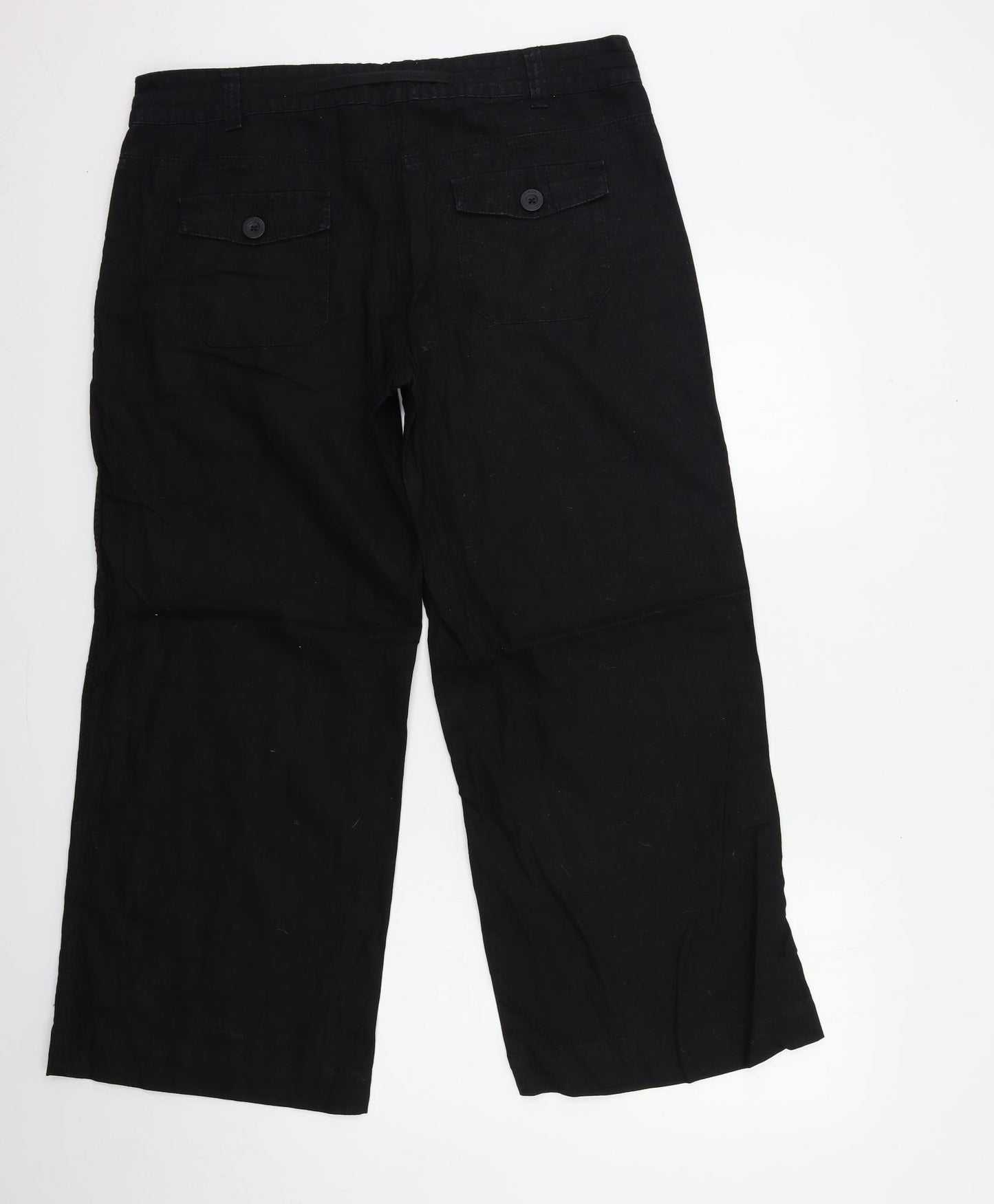 George Womens Black   Trousers  Size 36 in L28 in