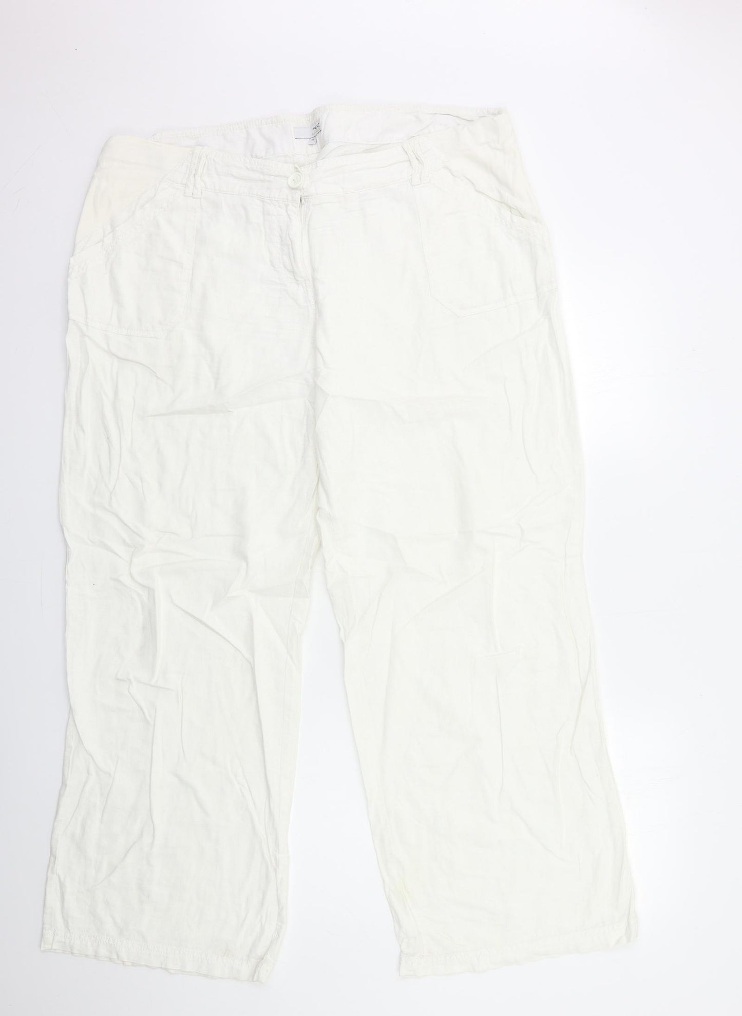 NXT Womens White   Trousers  Size 18 L33 in