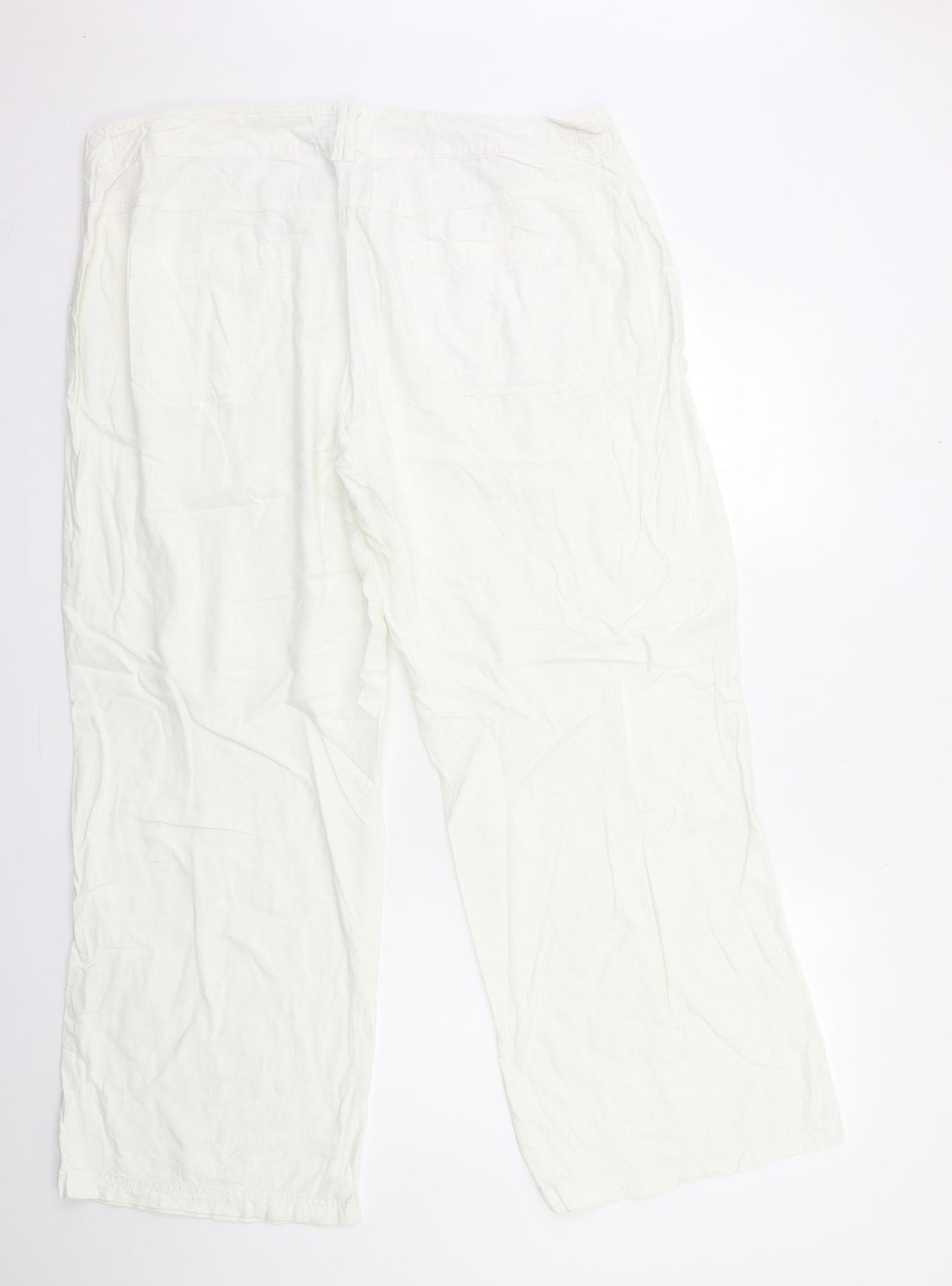 NXT Womens White   Trousers  Size 18 L33 in