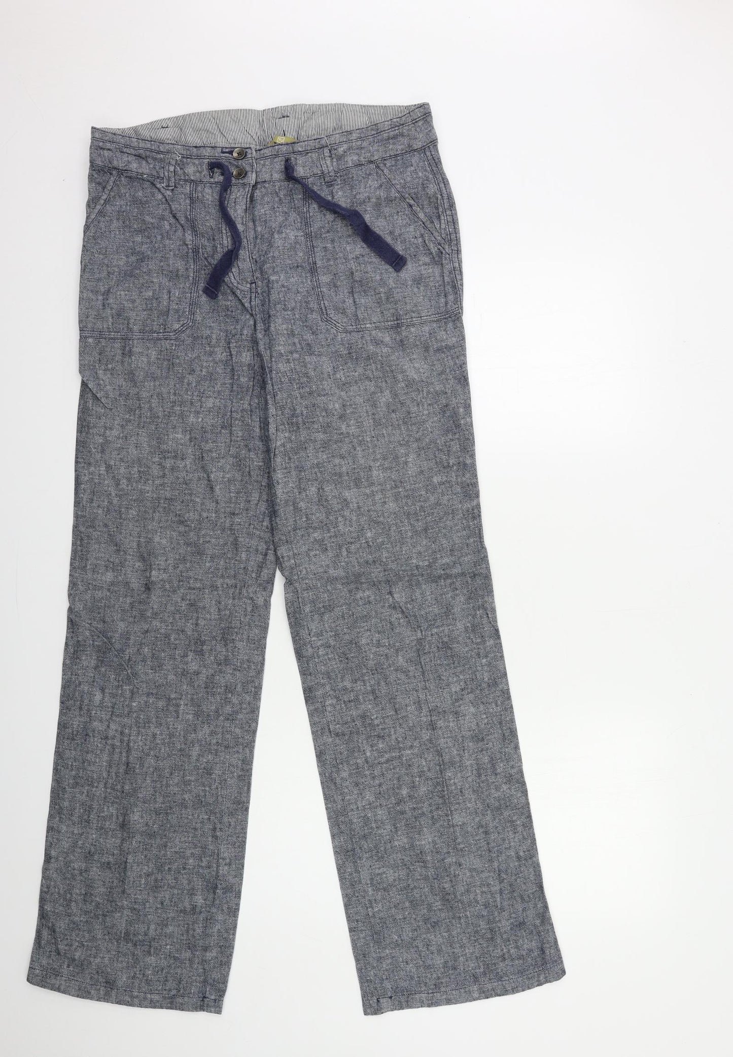 TU Womens Blue   Trousers  Size 12 L32 in