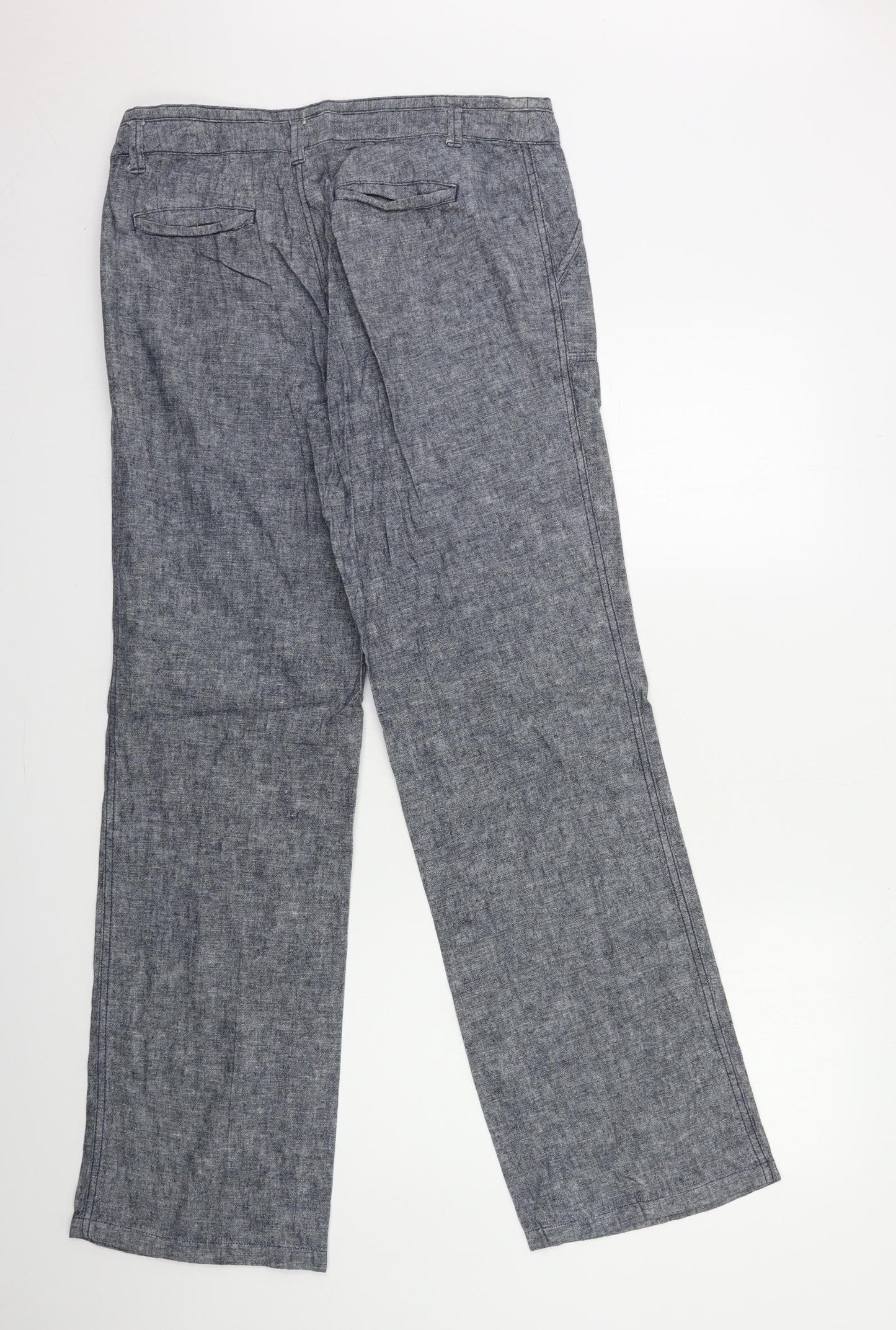 TU Womens Blue   Trousers  Size 12 L32 in