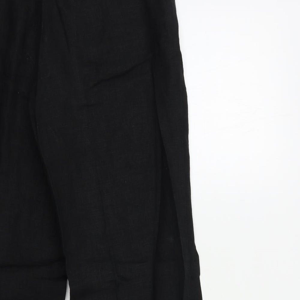 SASPRILLA Womens Black   Trousers  Size 12 L32 in