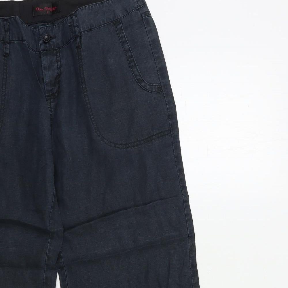 Miss Selfridge Womens Blue   Trousers  Size 12 L28 in