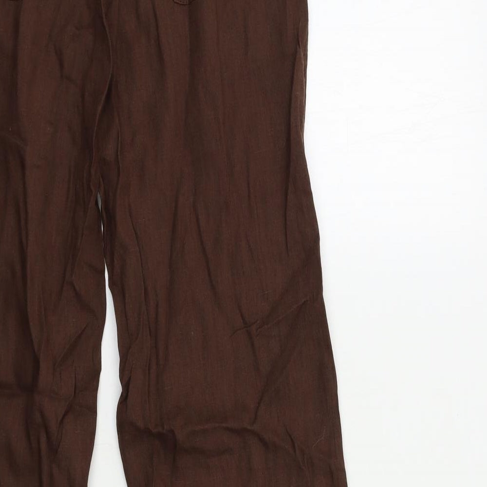 Atmosphere Womens Brown   Trousers  Size 8 L30 in