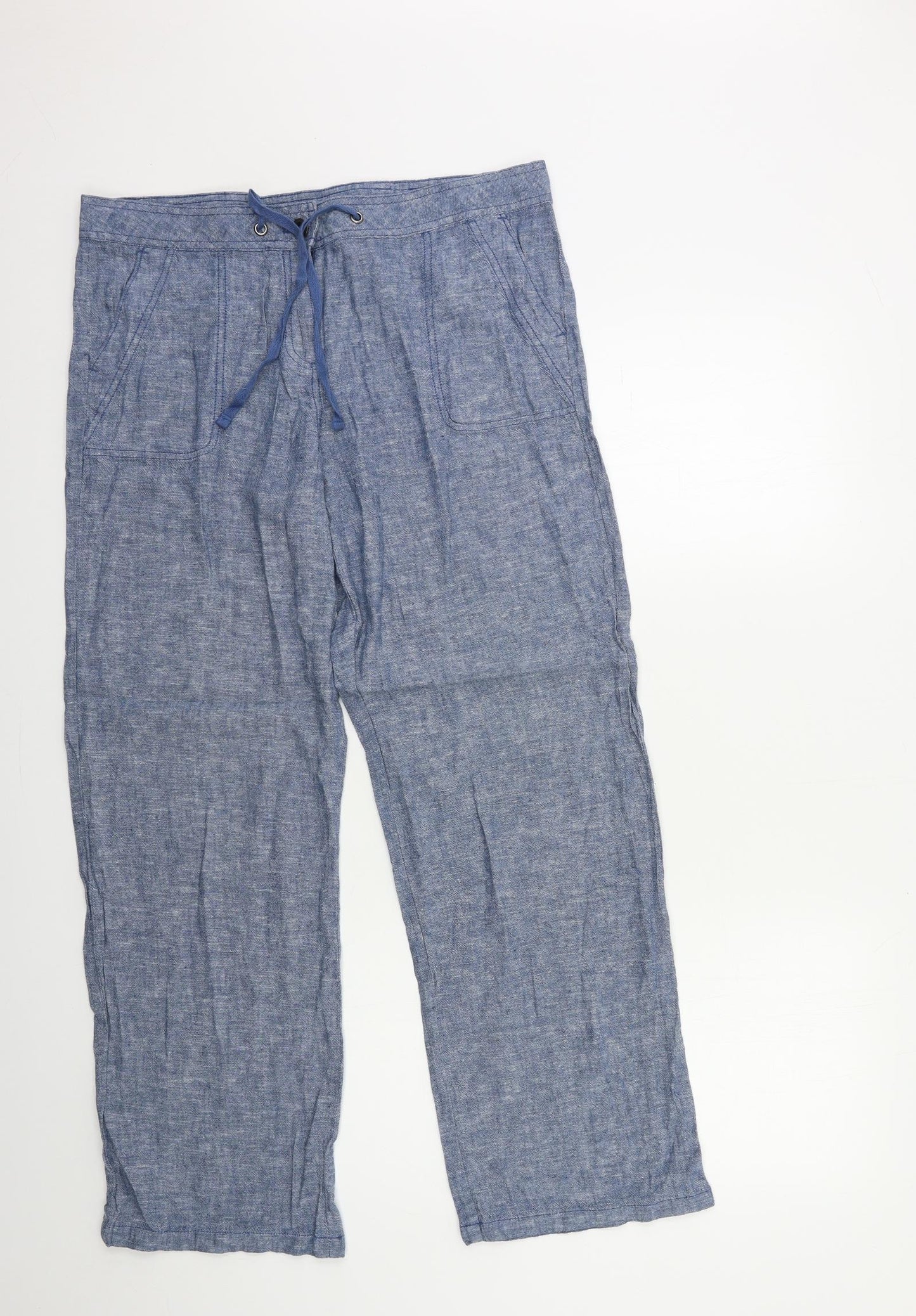 TU Womens Blue   Trousers  Size 12 L30 in