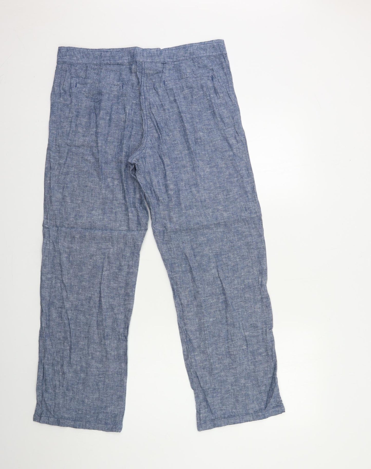 TU Womens Blue   Trousers  Size 12 L30 in