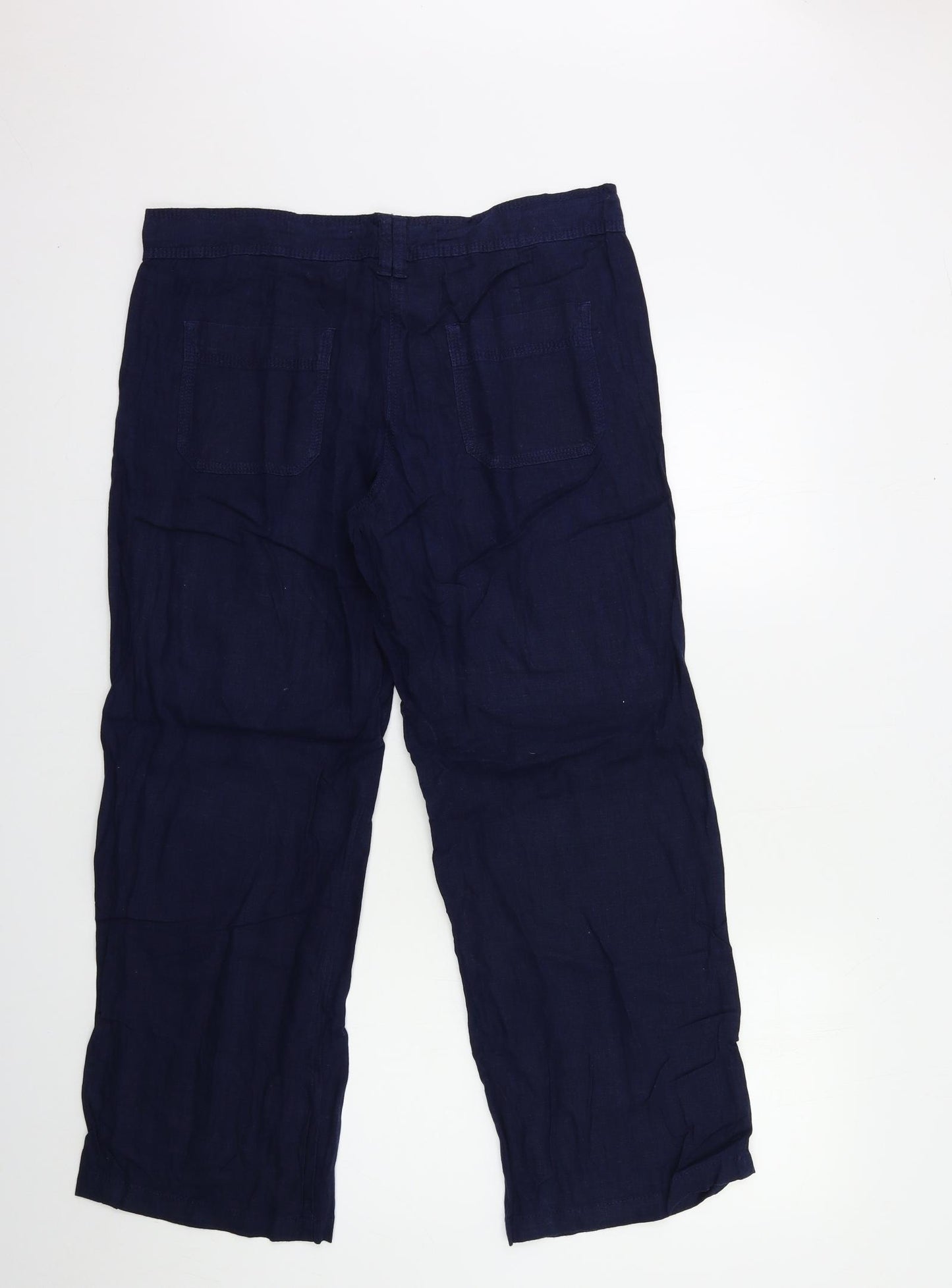 NEXT Womens Blue   Trousers  Size 14 L29 in