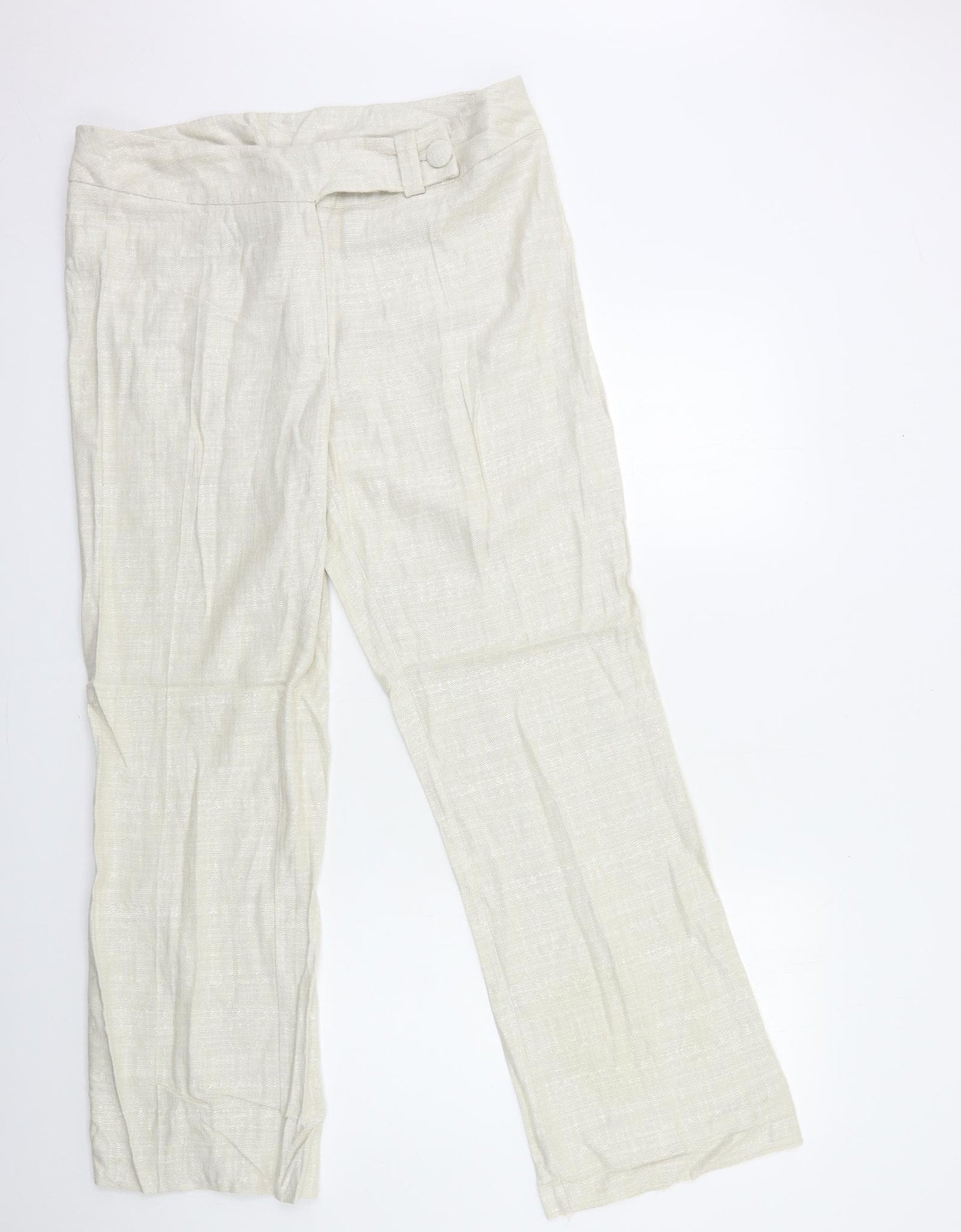 Preworn Womens Beige   Trousers  Size 16 L30 in