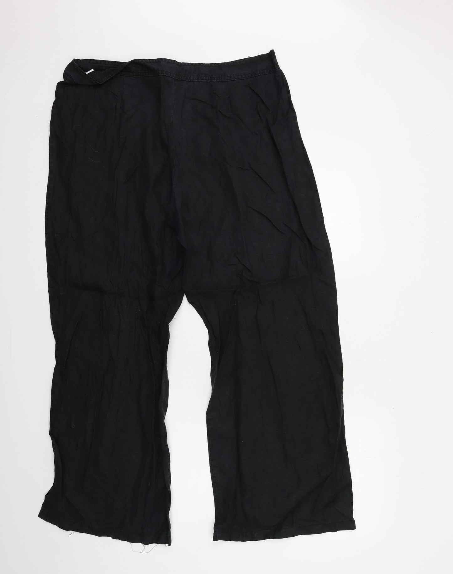 Marks and Spencer Womens Black   Trousers  Size 18 L31 in