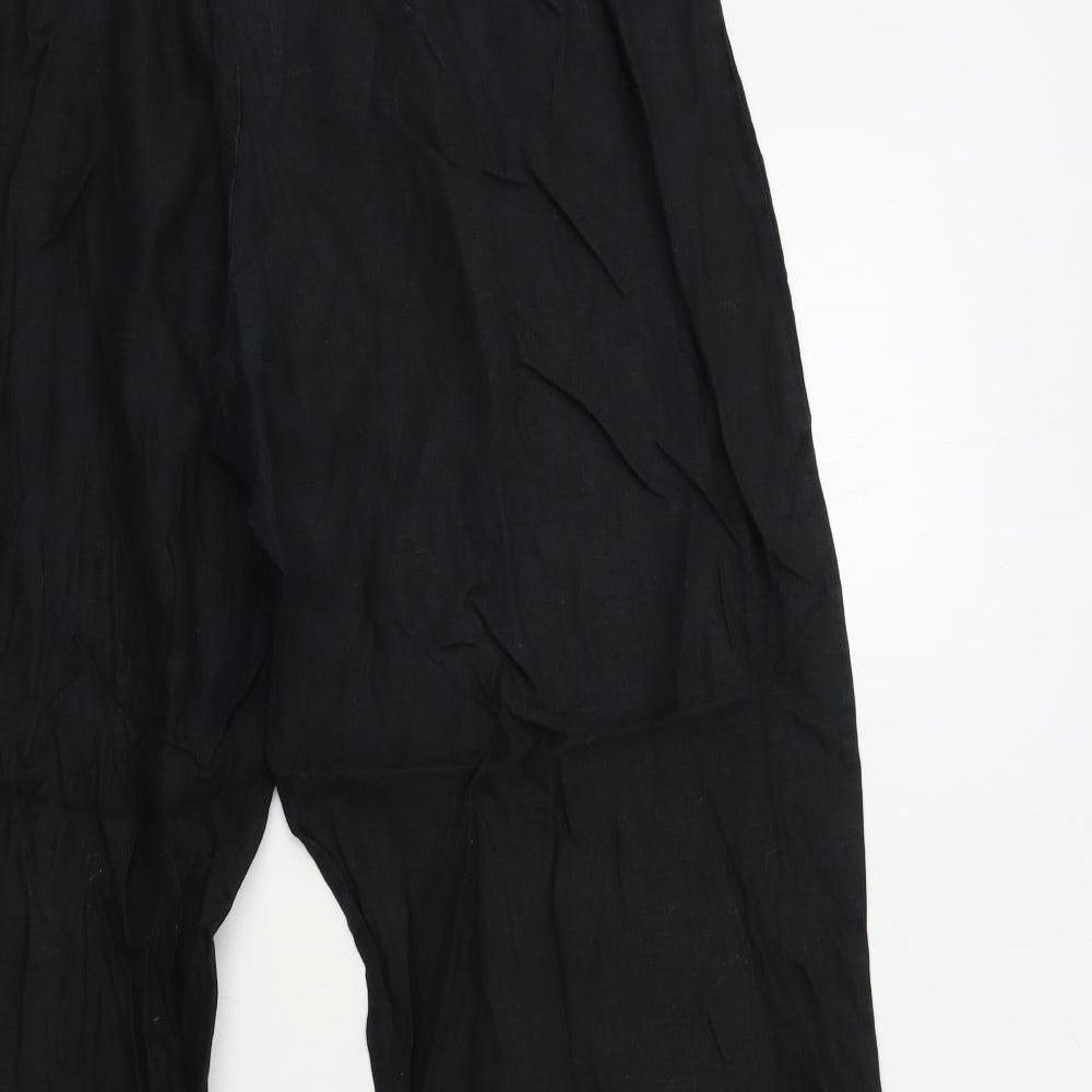 Marks and Spencer Womens Black   Trousers  Size 18 L31 in