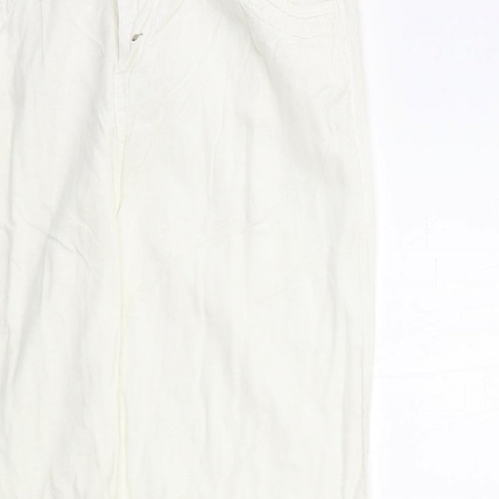 Miss Selfridge Womens White   Trousers  Size 10 L30 in