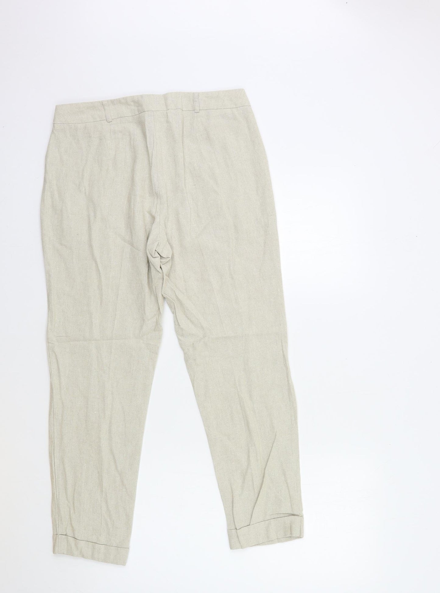 BHS Womens Beige   Trousers  Size 10 L26 in
