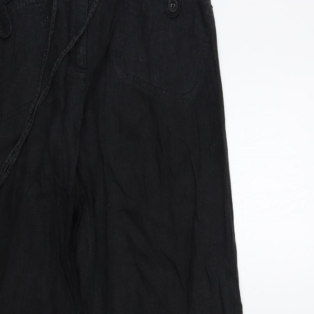 NEXT Womens Black   Trousers  Size 12 L33.5 in