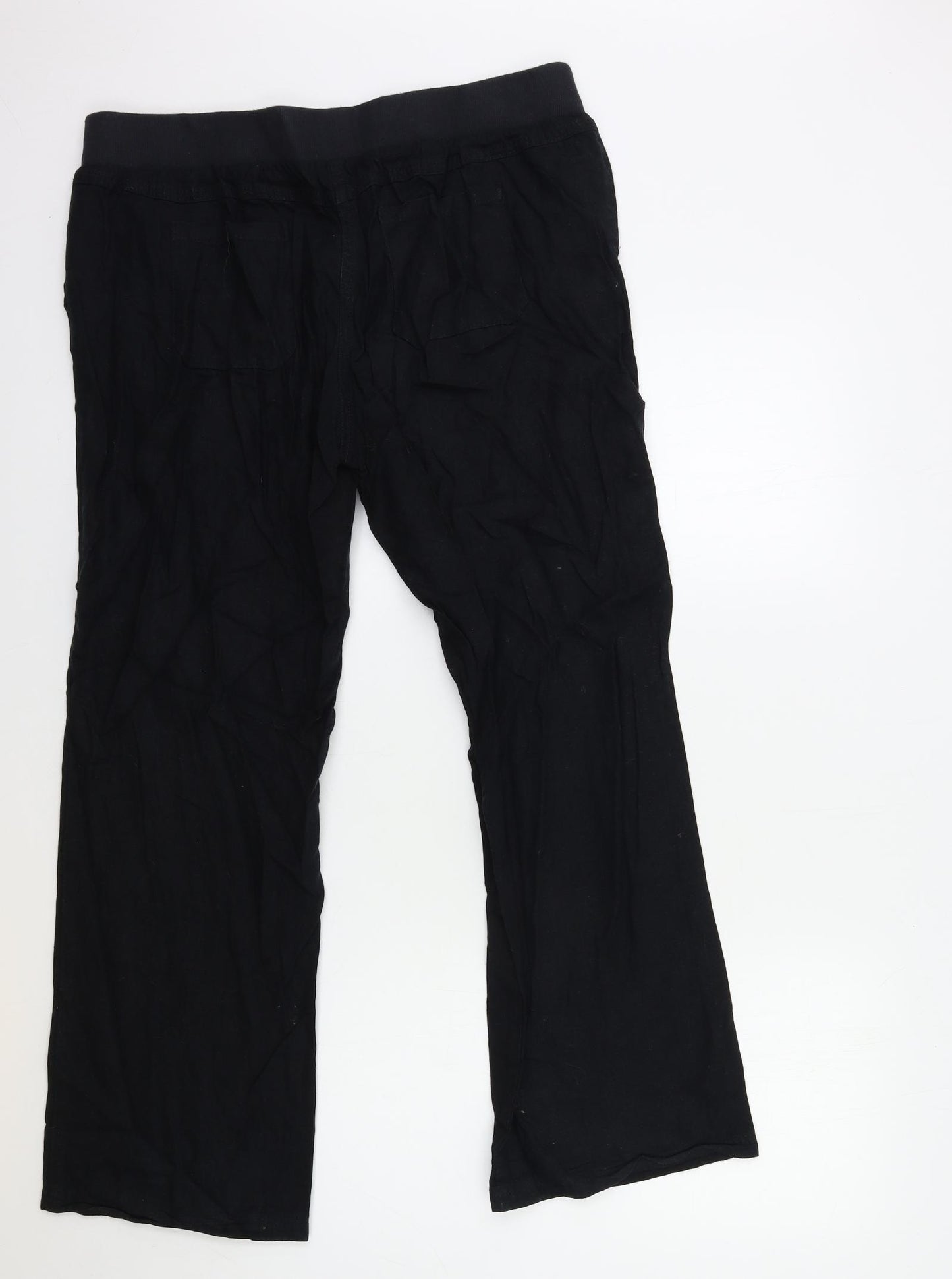 George Womens Black   Trousers  Size 14 L30 in