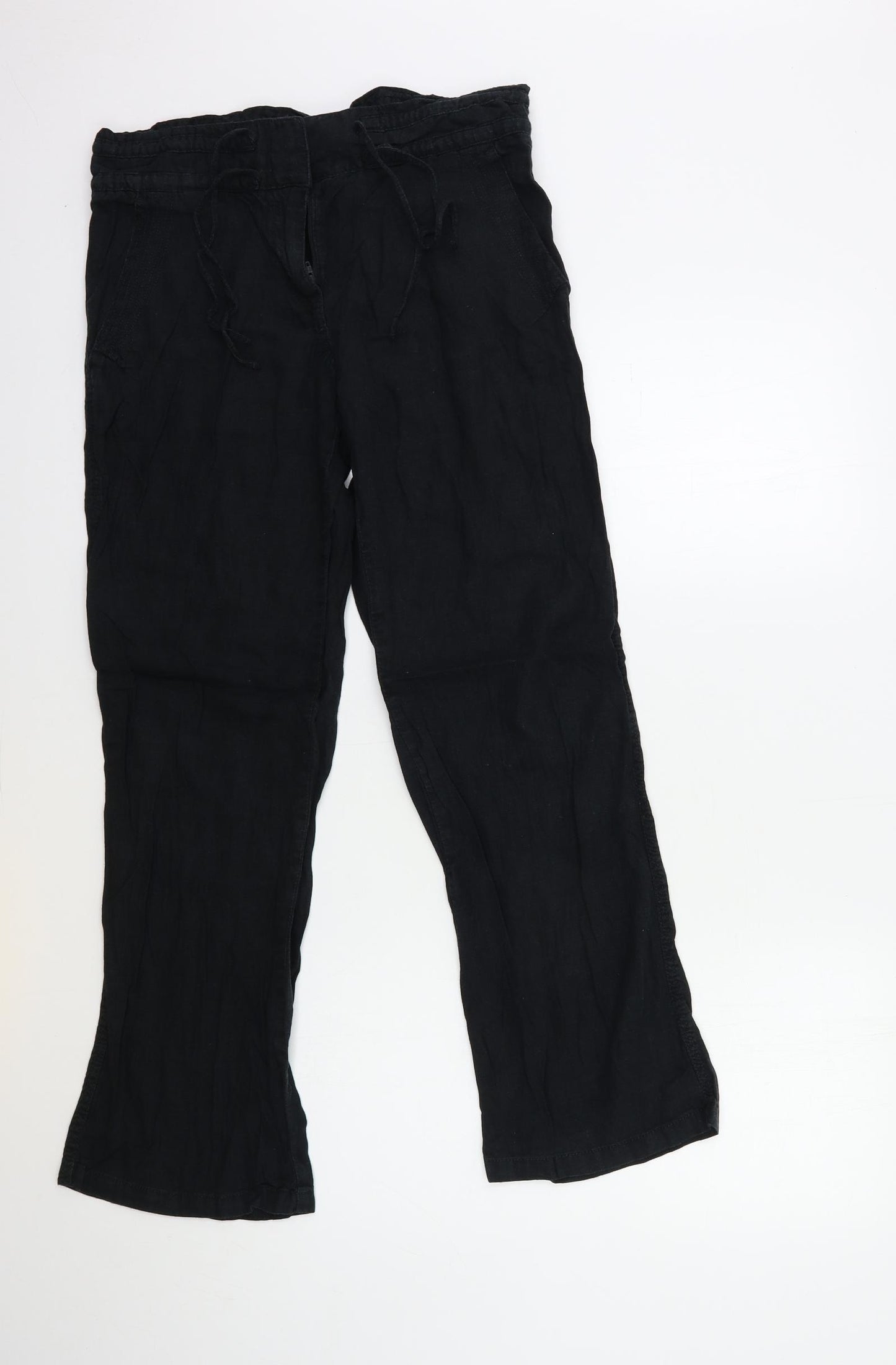 NEXT Womens Black   Trousers  Size 10 L30 in