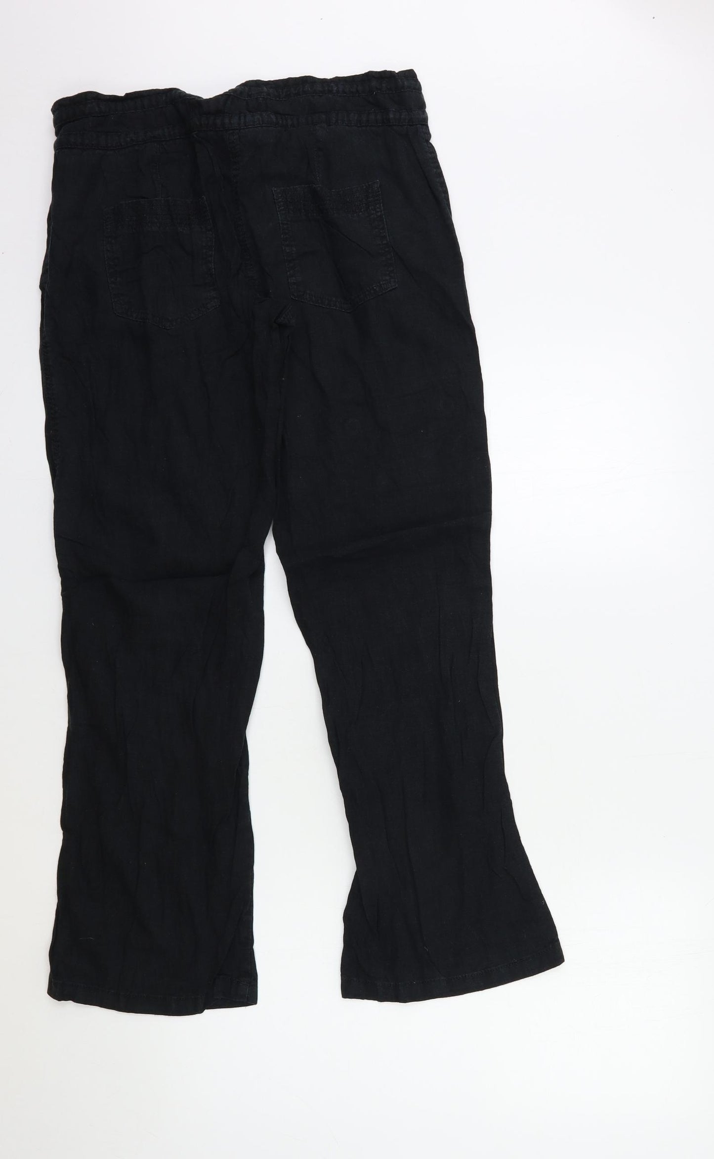 NEXT Womens Black   Trousers  Size 10 L30 in
