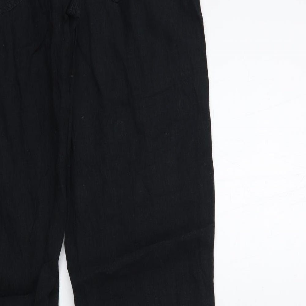 NEXT Womens Black   Trousers  Size 10 L30 in