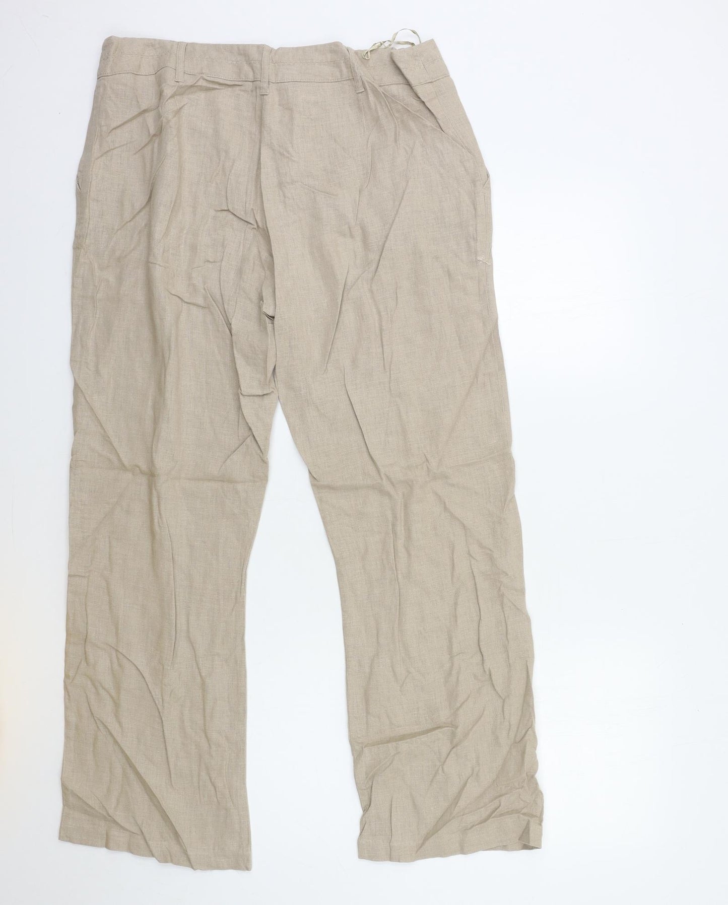 George Womens Beige   Trousers  Size 14 L30 in