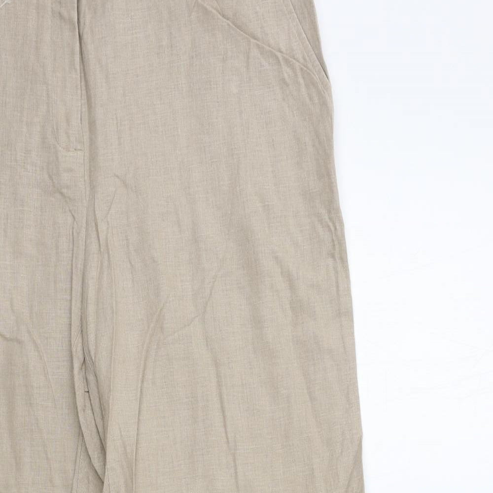 George Womens Beige   Trousers  Size 14 L30 in