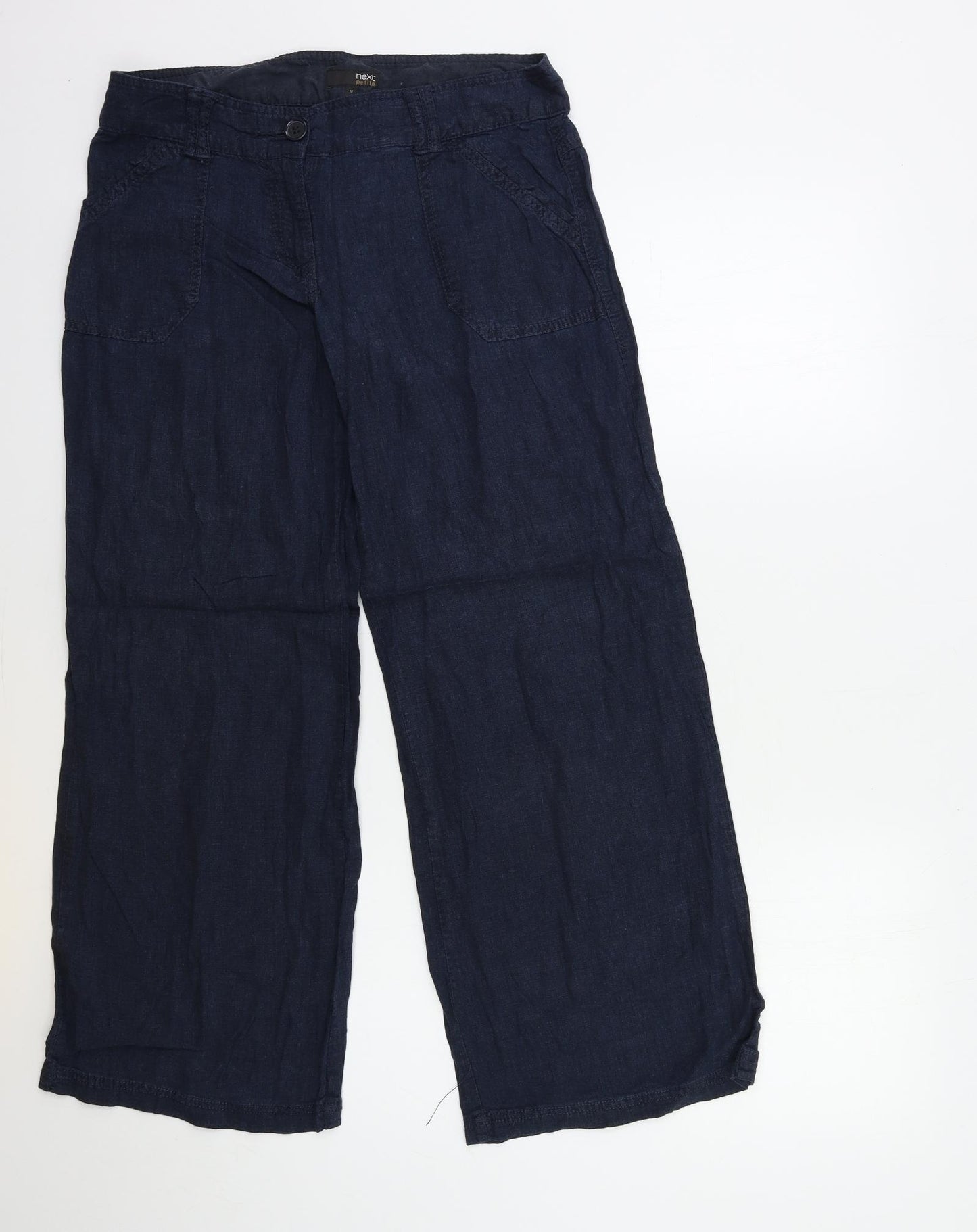 NEXT Womens Blue   Trousers  Size 12 L28 in