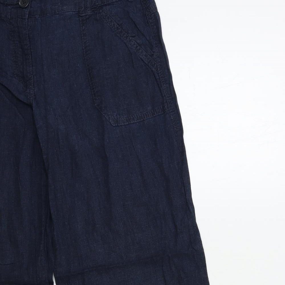 NEXT Womens Blue   Trousers  Size 12 L28 in