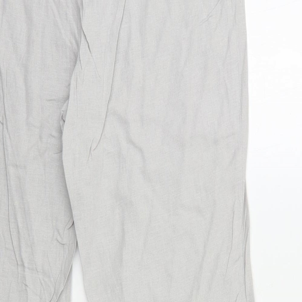 Marks and Spencer Womens Grey   Trousers  Size 14 L28 in
