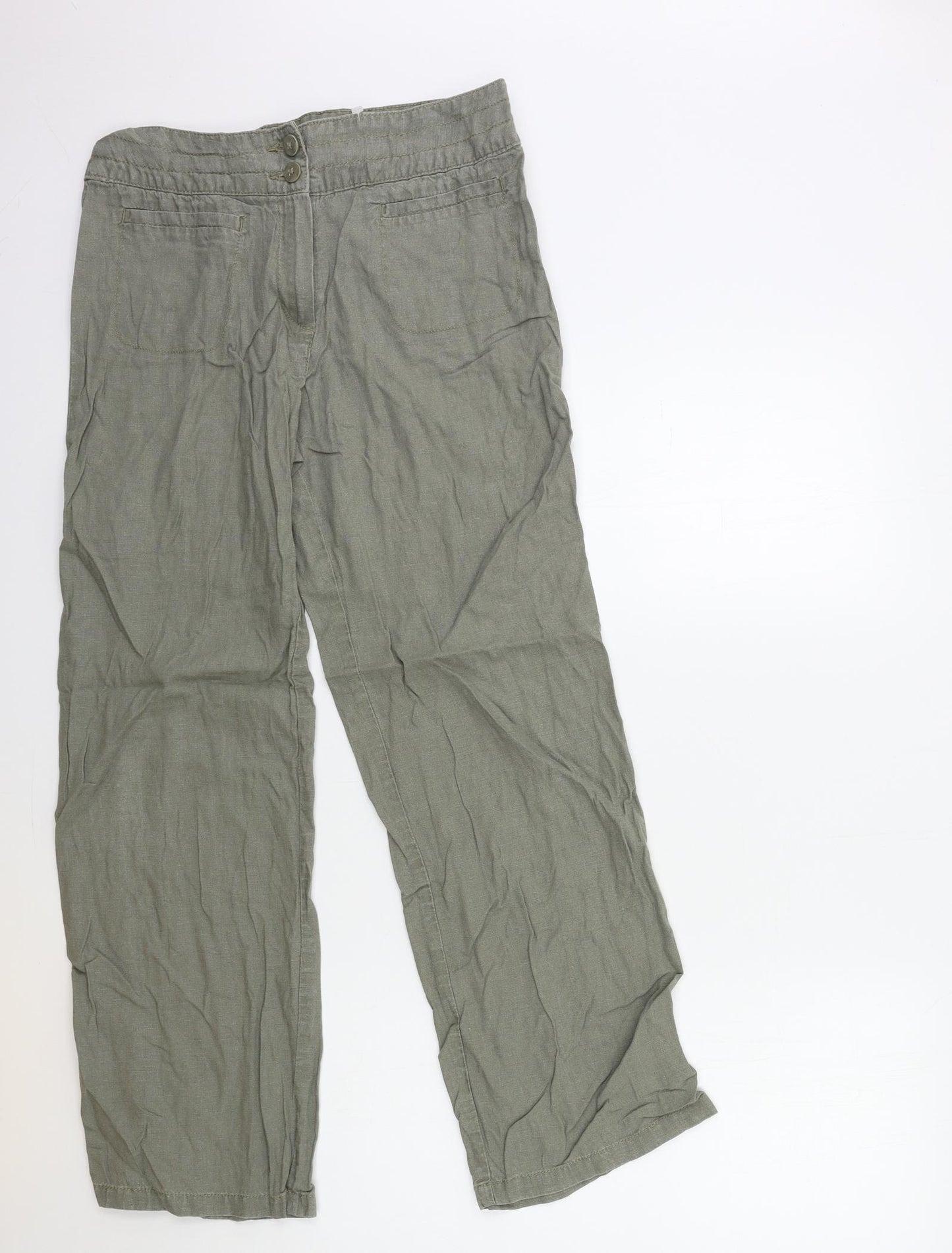 Marks and Spencer Womens Grey   Trousers  Size 12 L28 in