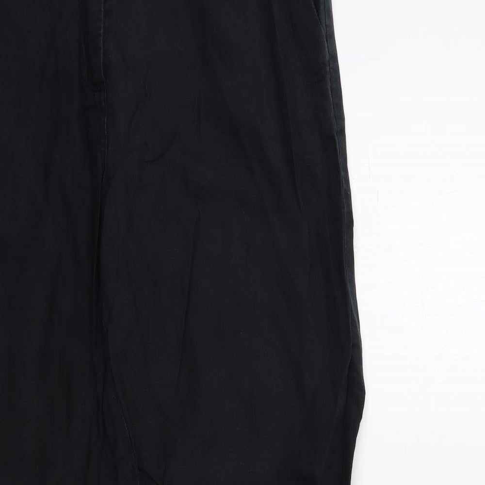 Dunnes Stores Womens Black   Trousers  Size 12 L28 in