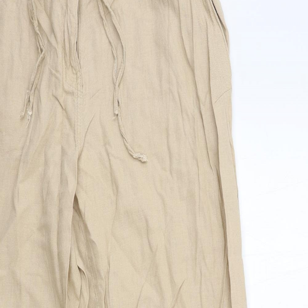 NEXT Womens Beige   Trousers  Size 16 L30 in