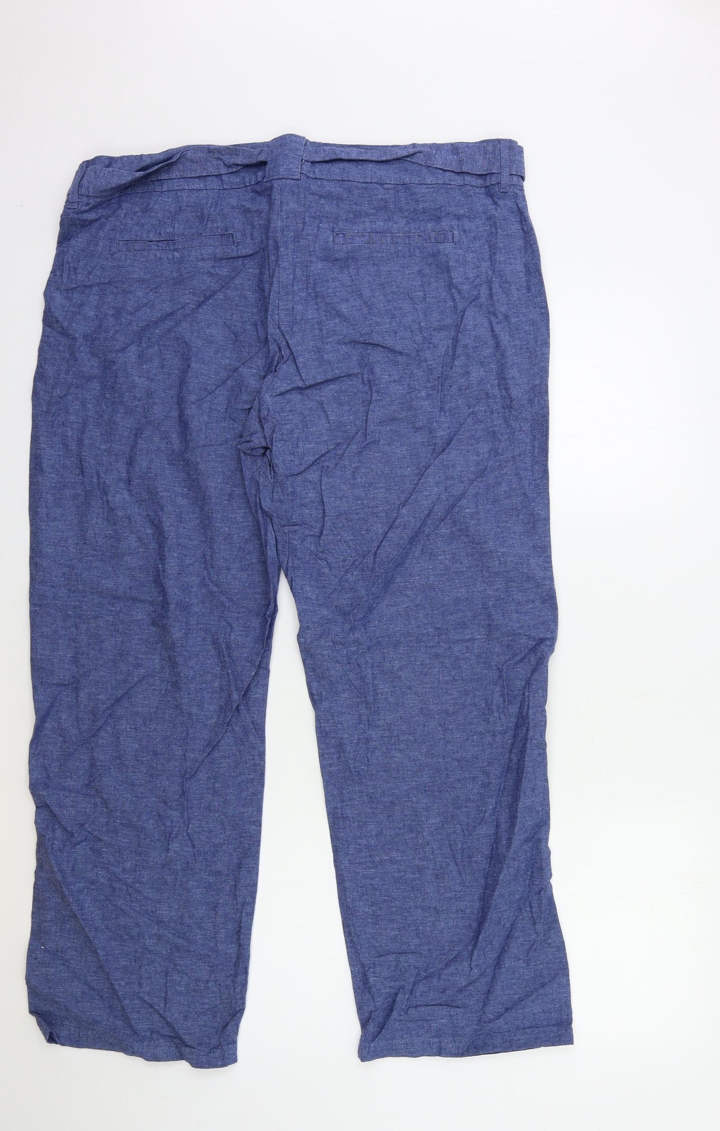 F&F Womens Blue   Trousers  Size 18 L28 in