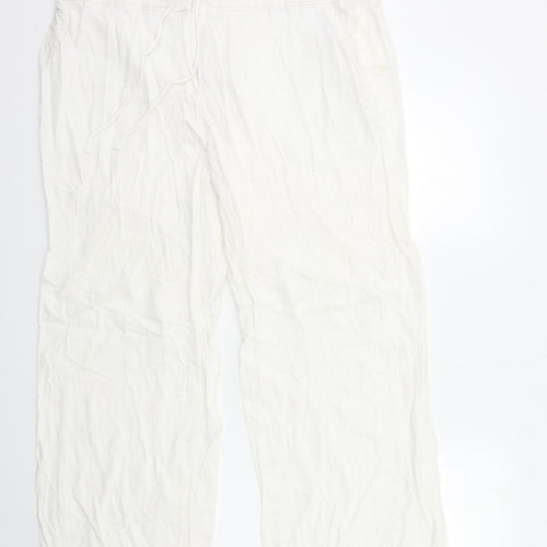 Preworn Womens White   Trousers  Size 38 in L30 in
