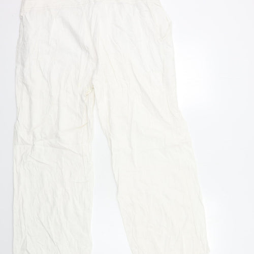 Preworn Womens White   Trousers  Size 38 in L30 in