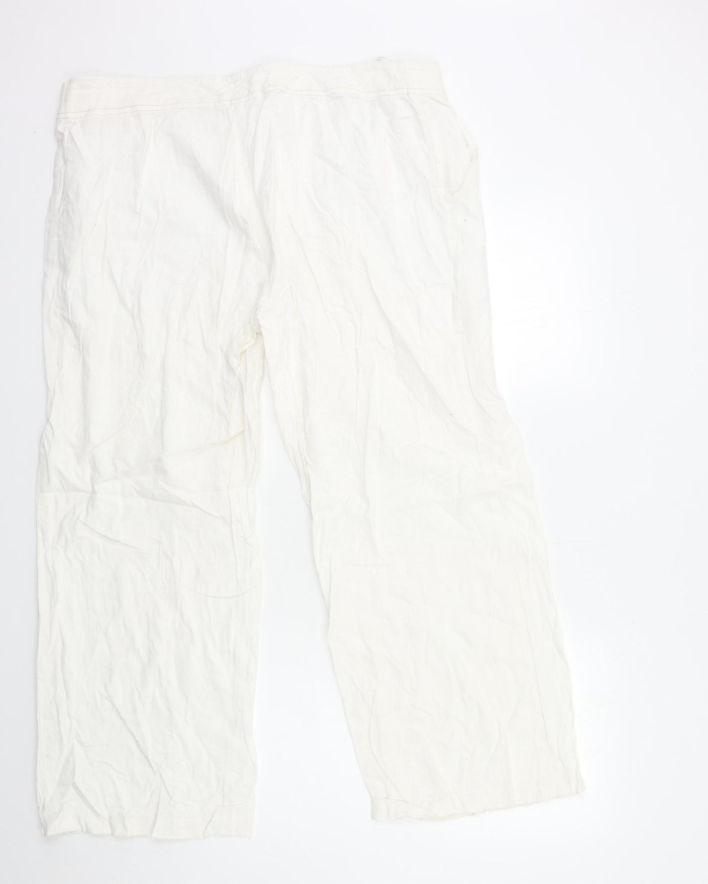 Preworn Womens White   Trousers  Size 38 in L30 in