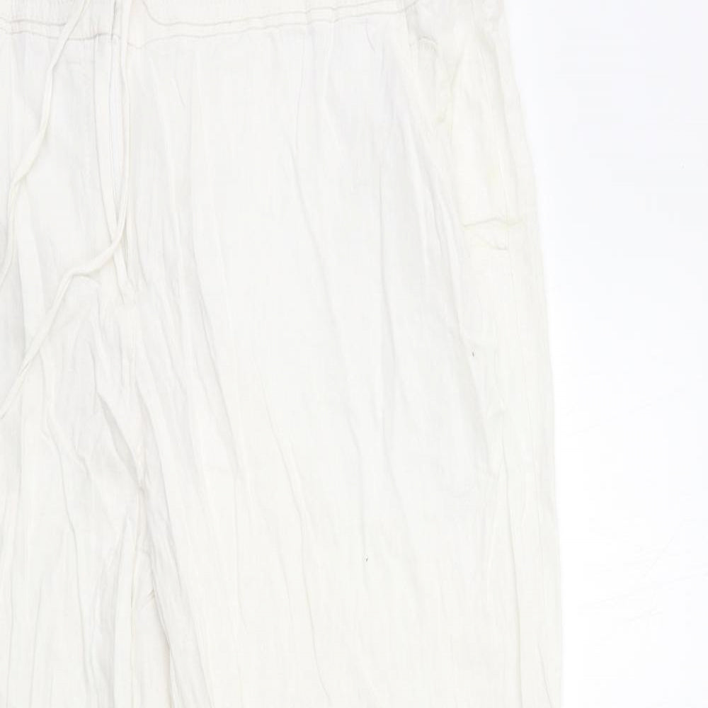 Preworn Womens White   Trousers  Size 38 in L30 in