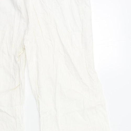 Preworn Womens White   Trousers  Size 38 in L30 in