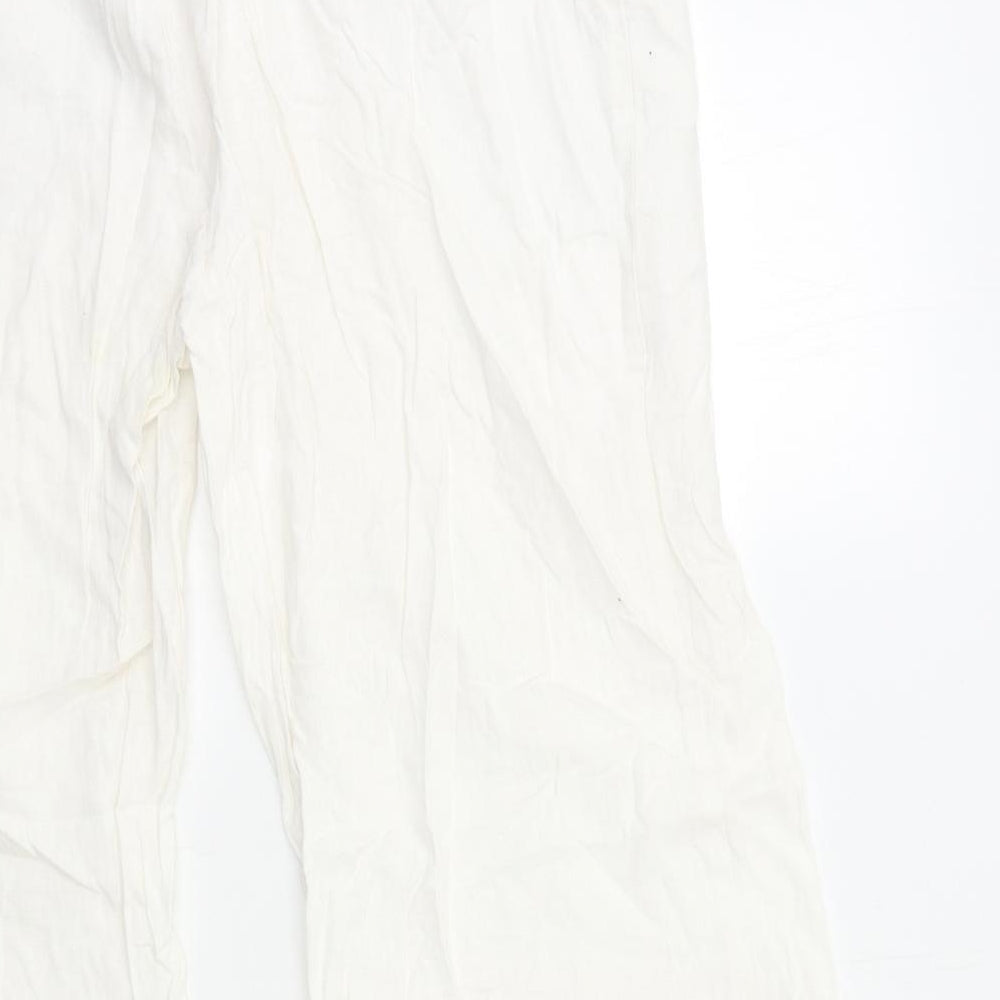 Preworn Womens White   Trousers  Size 38 in L30 in