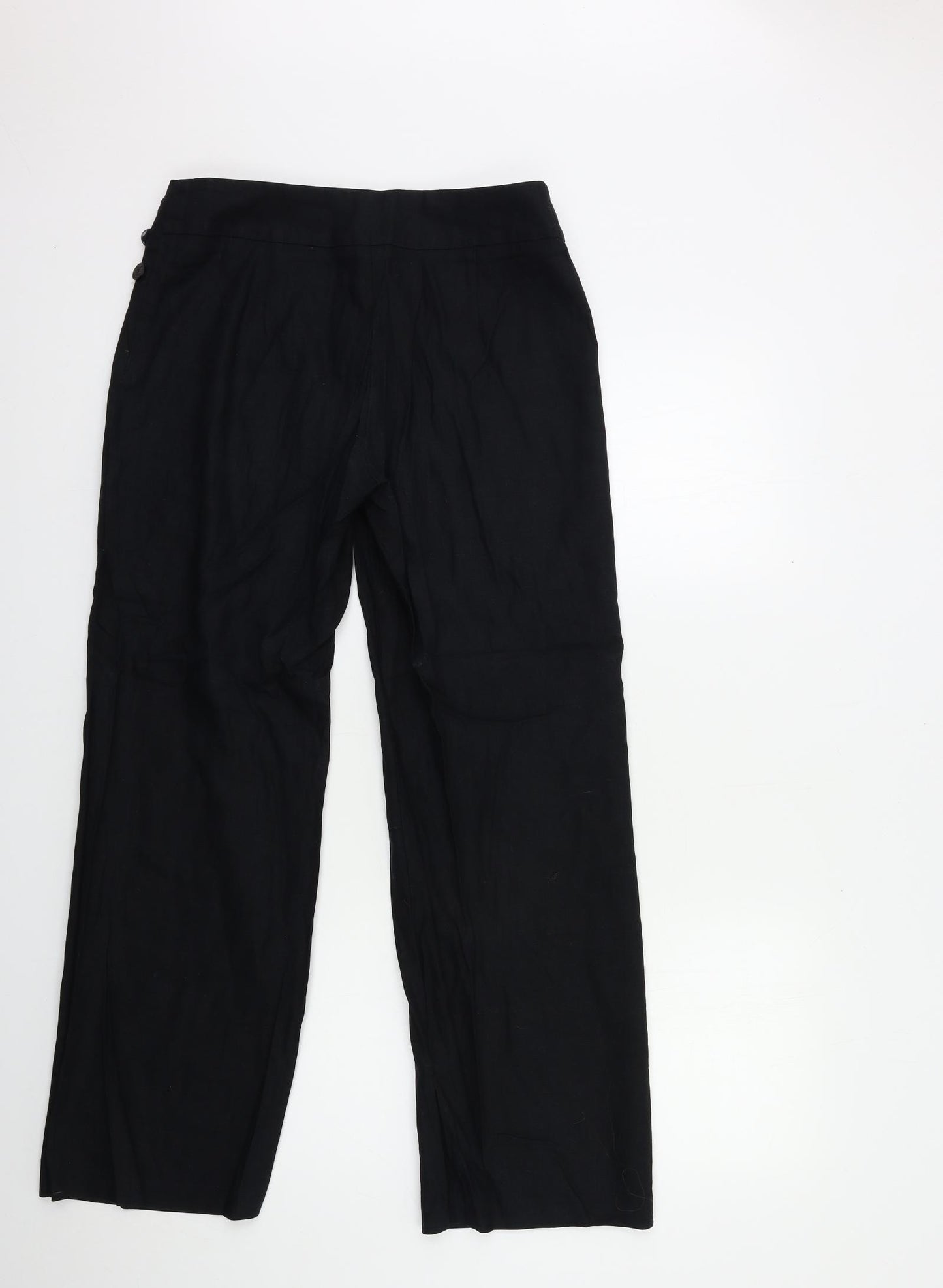 Marks and Spencer Womens Black   Trousers  Size 10 L30 in