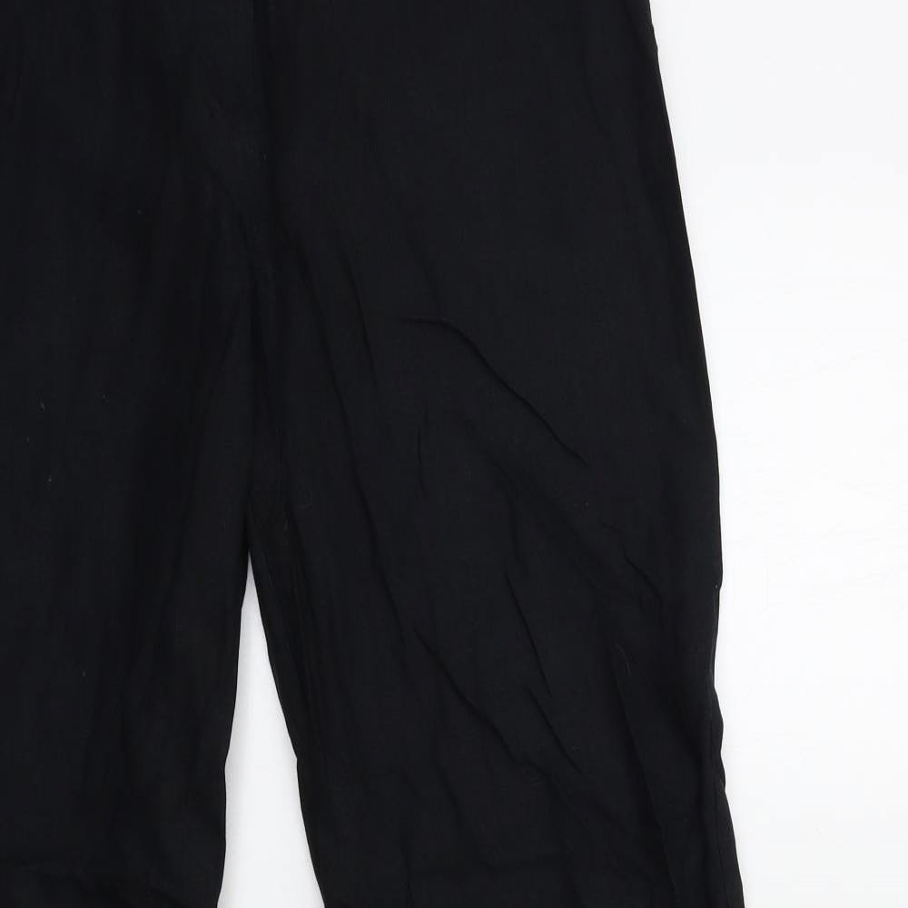 Marks and Spencer Womens Black   Trousers  Size 10 L30 in