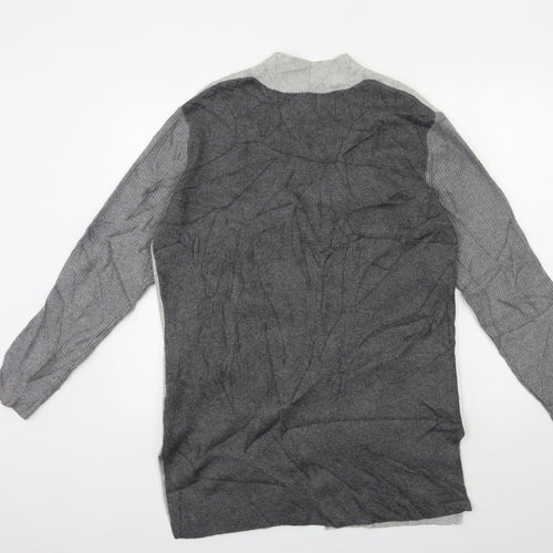 Marks and Spencer Womens Grey  Knit Cardigan Jumper Size 12