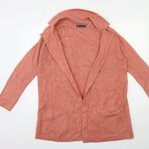 Marks and Spencer Womens Pink  Knit Cardigan Jumper Size M