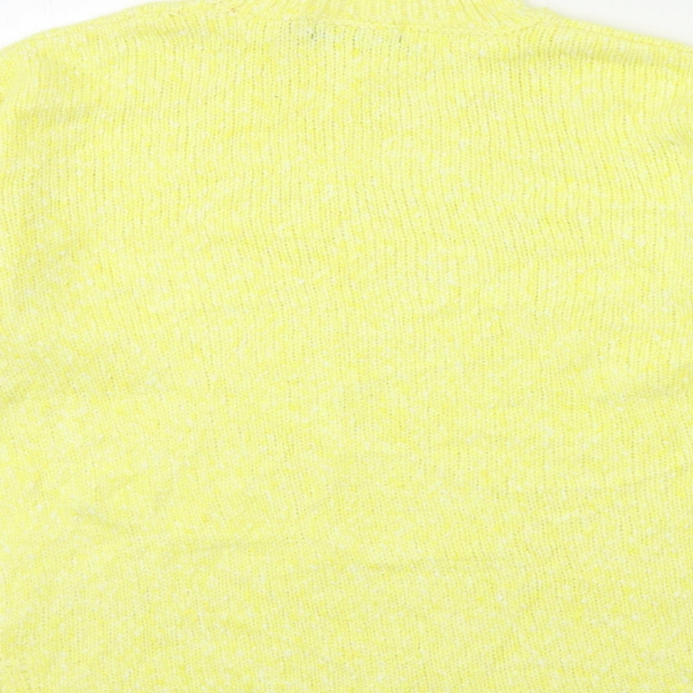 Marks and Spencer Womens Yellow  Knit Pullover Jumper Size M