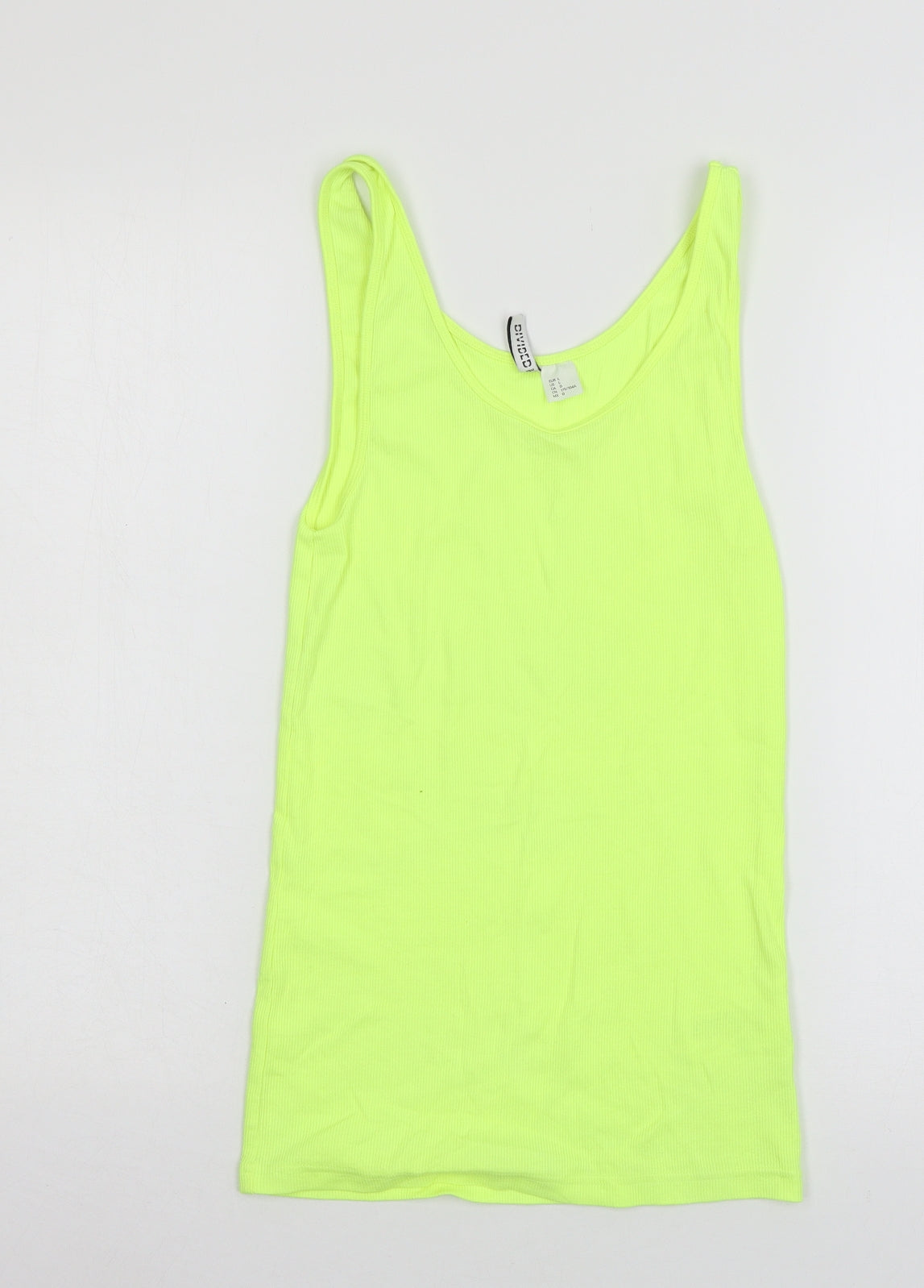 Divided by H&M Womens Green  Jersey Basic Tank Size L