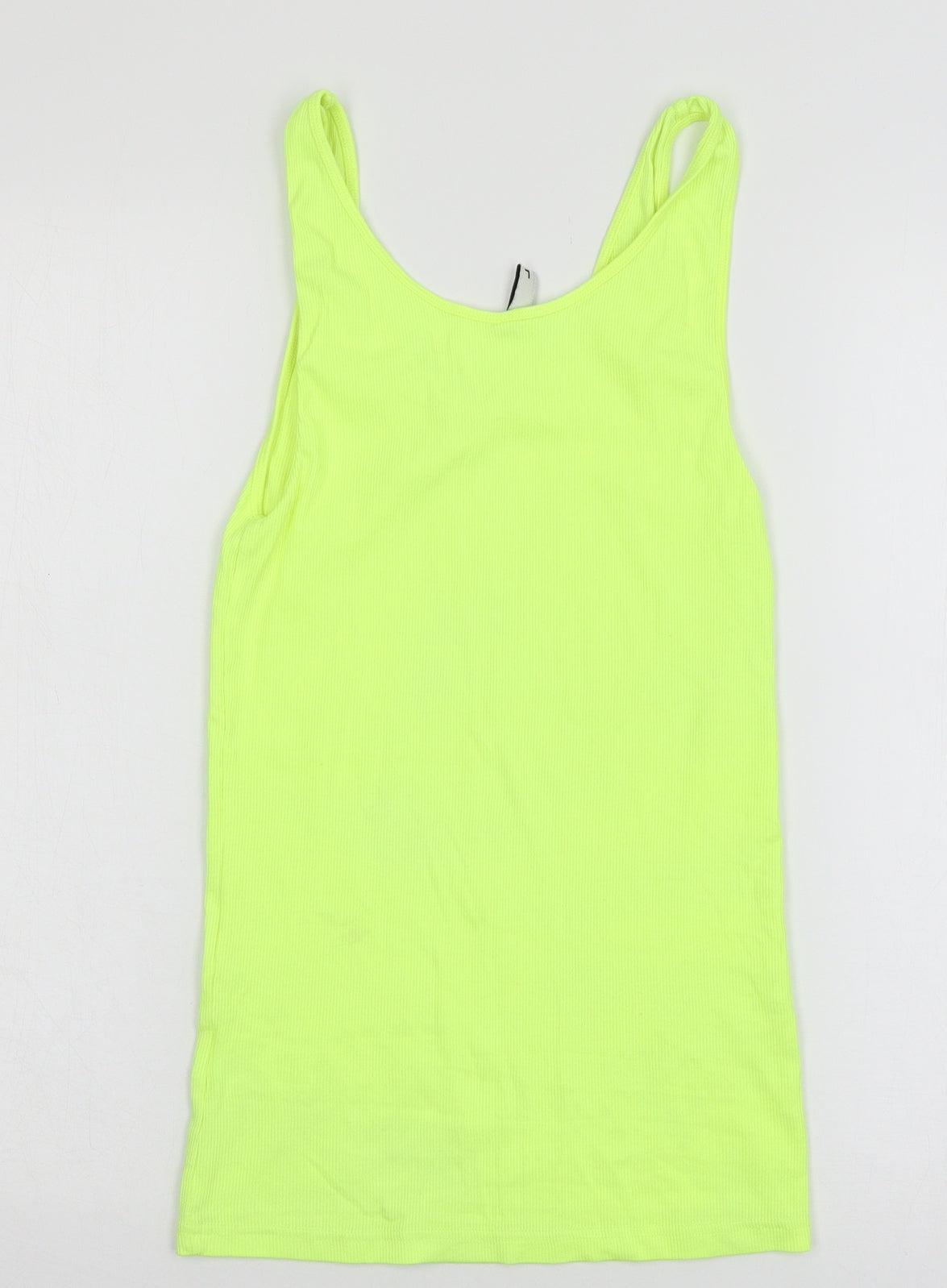 Divided by H&M Womens Green  Jersey Basic Tank Size L